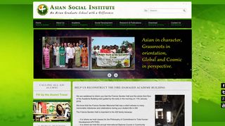 Asian Social Institute Official Website - Home