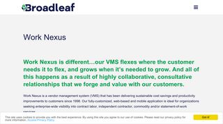 Work Nexus | Broadleaf Results