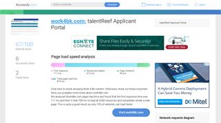 Access work4bk.com. talentReef Applicant Portal