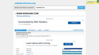 work4bk.com at WI. talentReef Applicant Portal - Website Informer