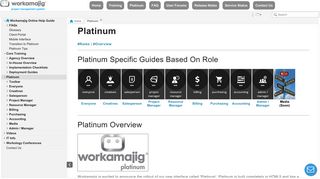 Platinum - Workamajig Online Help Guide