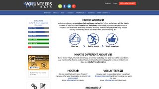 Volunteers Base: Free alternative to HelpX WorkAway Wwoofing
