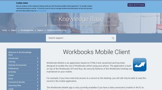 Workbooks Mobile Client | Workbooks Support