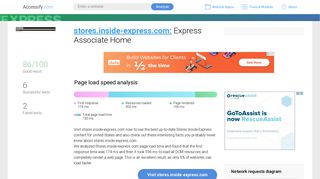 Access stores.inside-express.com. Express Associate Home