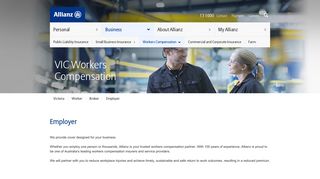 VIC Workers Compensation - Employer - Allianz Australia