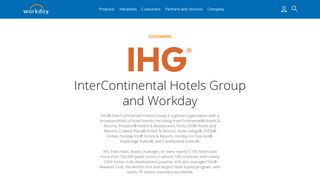 Workday and InterContinental Hotels Group – Read Customer ...