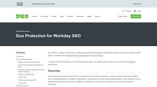 Duo Protection for Workday SSO | Duo Security