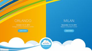 Workday Rising | Oct. 14–17 Orlando | Nov. 12-14 Milan | Register Now