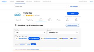 Working at Sallie Mae: 177 Reviews about Pay & Benefits | Indeed.com