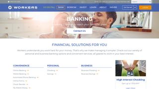 Personal & Business Banking Accounts| Workers Credit Union | MA | NH