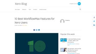 10 Best WorkflowMax Features for Xero Users - Xero Blog