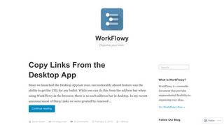 WorkFlowy – Organize your brain.