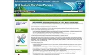 NHS Scotland Workforce Planning - The Knowledge Network