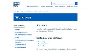 Workforce - NHS Digital