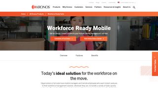 Workforce Ready; Workforce Ready Mobile | Kronos
