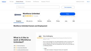Workforce Unlimited Careers and Employment | Indeed.com