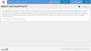 About GPS Hospitality - talentReef Applicant Portal