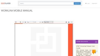 WORKLINX MOBILE MANUAL - PDF - DocPlayer.net