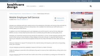 Mobile Employee Self-Service | SmartLinx Solutions LLC