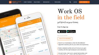 Download the WorkMarket mobile app