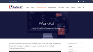 WorkPal | Mobile Workflow Management - Barclay Communications