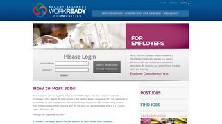 WorkReady Communities | Employer Portal Login