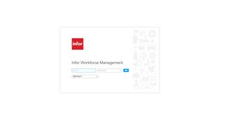 Infor HCM Workforce Management - ETM Login