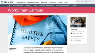 WorkSmart Campus | Humber Online