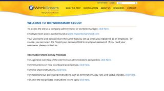 Welcome to the WorkSmart Cloud! | WorkSmart Systems is a ...