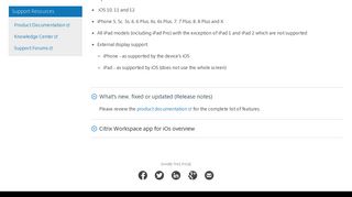 Citrix Workspace app 1901 for iOS - Citrix