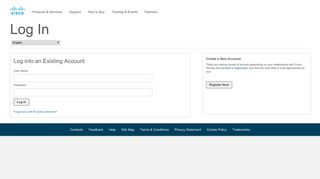 Cisco.com Login Page - Cisco Solution Partner Program