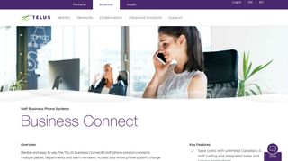 Business Connect - Phone & Hosted VoIP System | TELUS Business