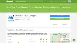 WorkWave Route Manager Pricing, Features, Reviews & Comparison ...