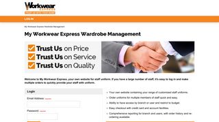 My Workwear Express Wardrobe Management - Workwear Express