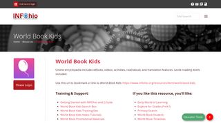 World Book Kids - INFOhio