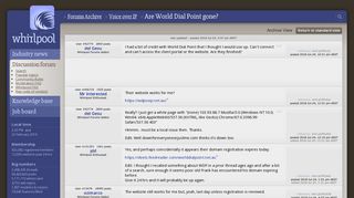Are World Dial Point gone? - Voice over IP - Whirlpool Forums