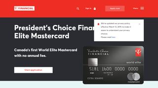 PC World Elite Mastercard | Rewards Credit Card | PC Financial