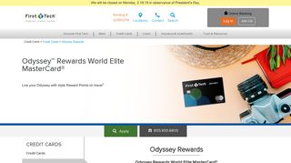 Odyssey Rewards - First Tech Federal Credit Union