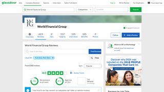 World Financial Group Reviews | Glassdoor
