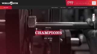 World Gym | Fitness and Health Club Membership | Official Website