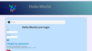 Hello-World.com login
