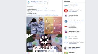 World Merit - The World Merit Council Cup is for everyone!... | Facebook