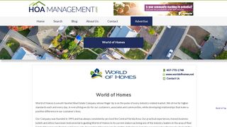 Florida Real Estate Company | World of Homes - HOA Management