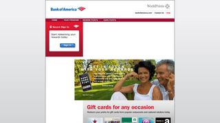 WorldPoints Rewards | Home - Bank of America
