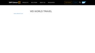 WD WORLD TRAVEL - SAP Concur