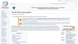 World Vision International - Wikipedia