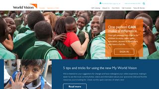 My World Vision Home Page | World Vision