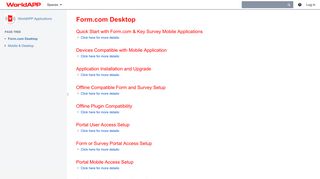 Form.com Desktop - WorldAPP Applications - WorldAPP Knowledge ...
