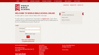 World Bible School: Home