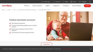 Online merchant account | Worldpay